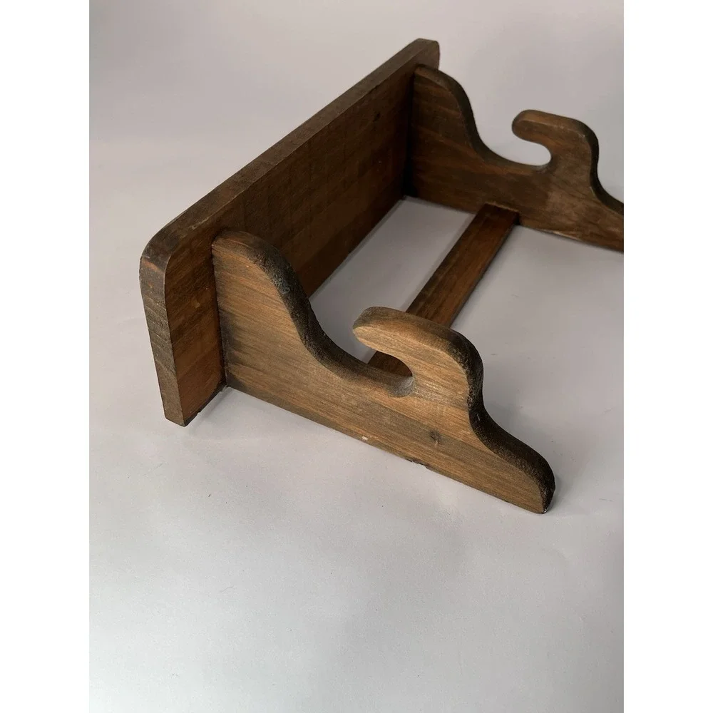 Vintage Wooden Wall Shelf Primitive Cottagecore Grandmacore